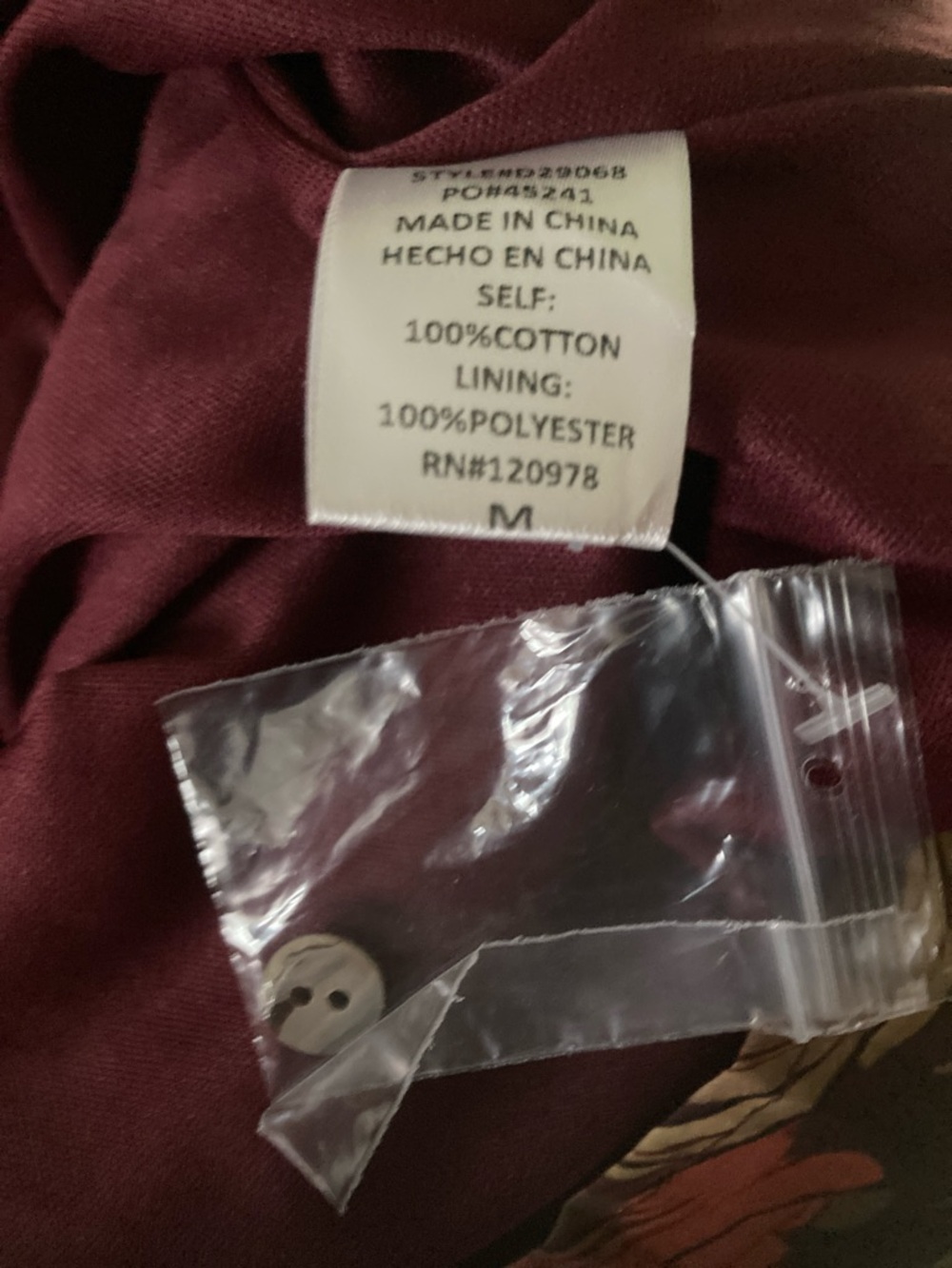 entro Floral Puff-Sleeve Mini Dress in Burgundy and Pink - Picture 13 of 13